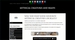Desktop Screenshot of mythical-creatures-and-beasts.com