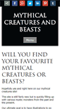 Mobile Screenshot of mythical-creatures-and-beasts.com